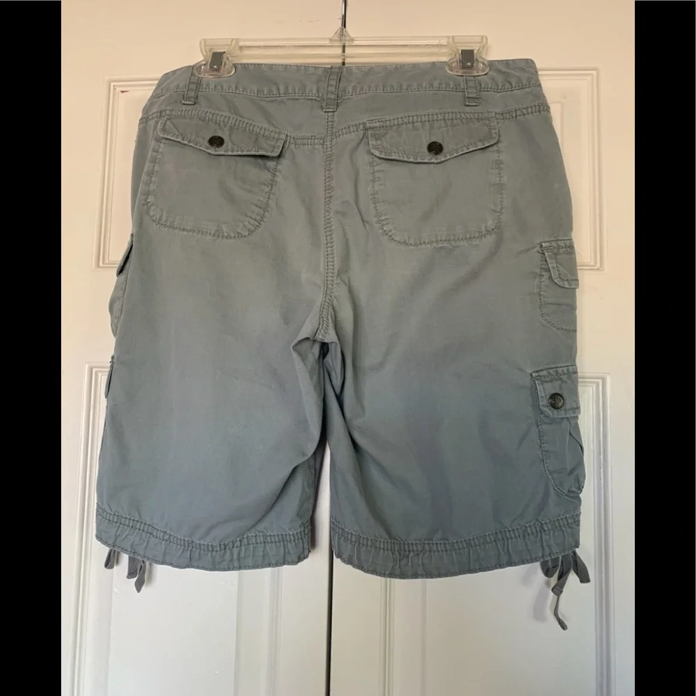 Loft Army Green Khaki Cargo Shorts